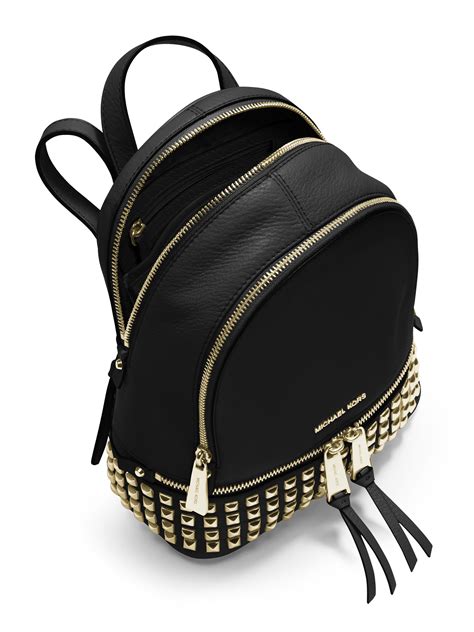 small michael kors black purse|Michael Kors mini backpack black.